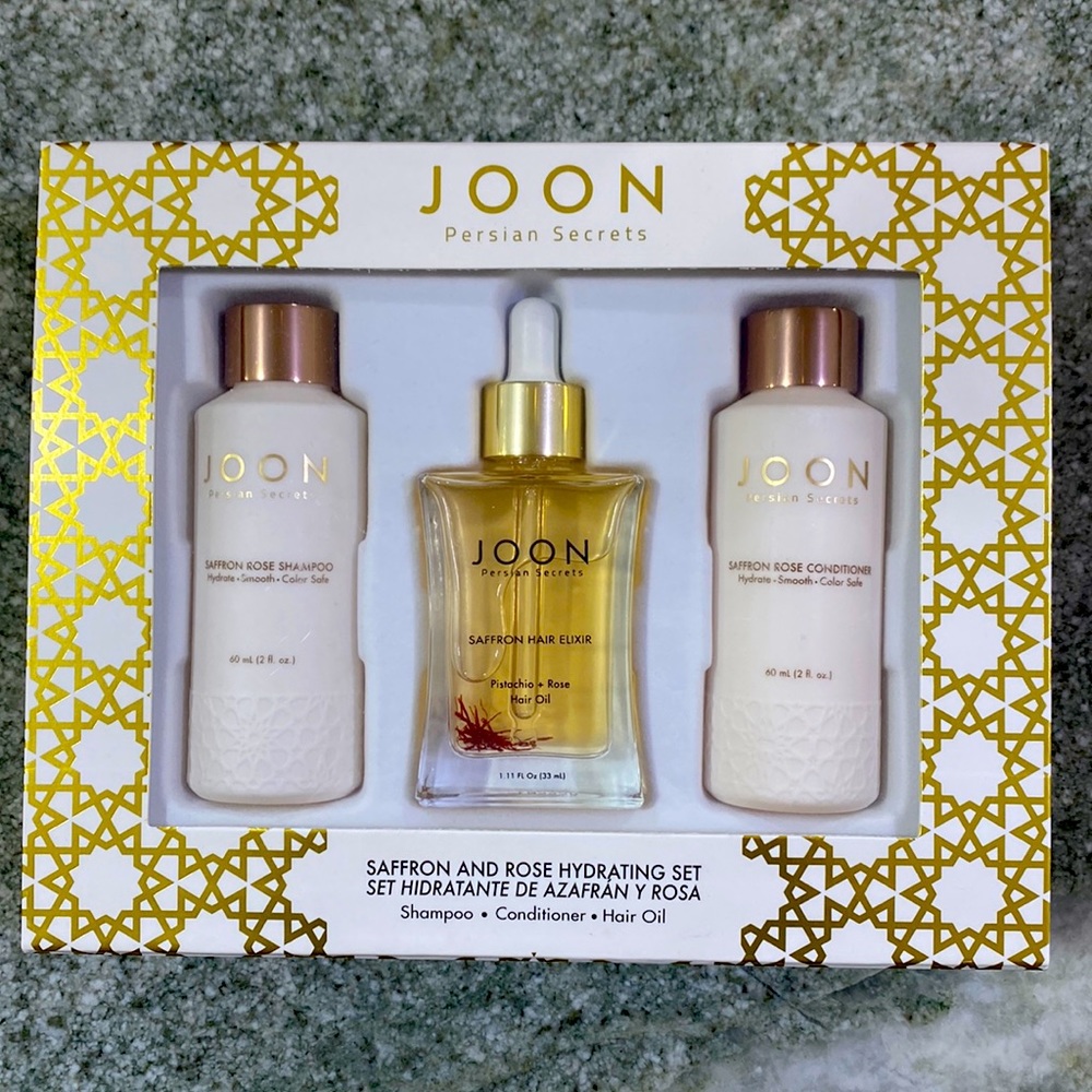 Joon saffron and rose hydrating set NIB